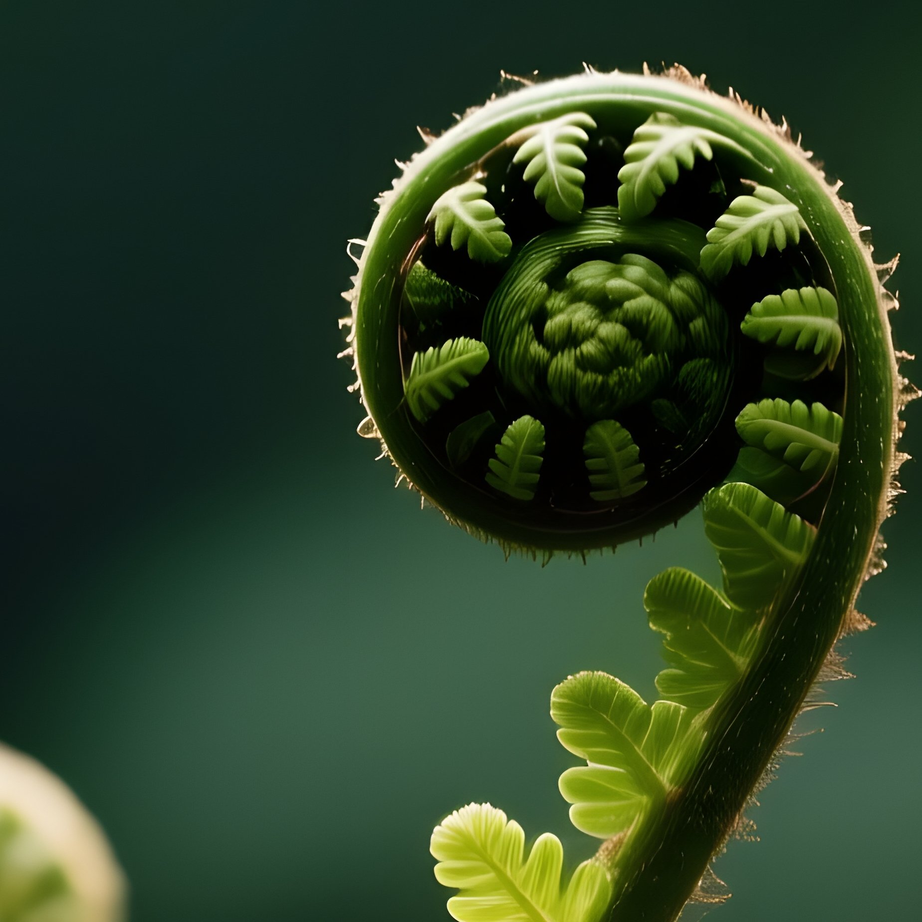 Fern Fronds In Various Stages Of Unfurling Nature Fern - Full Resolution Quality Preview