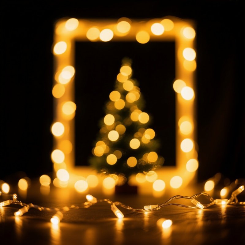 Festive Light Arrangement Christmas Bokeh