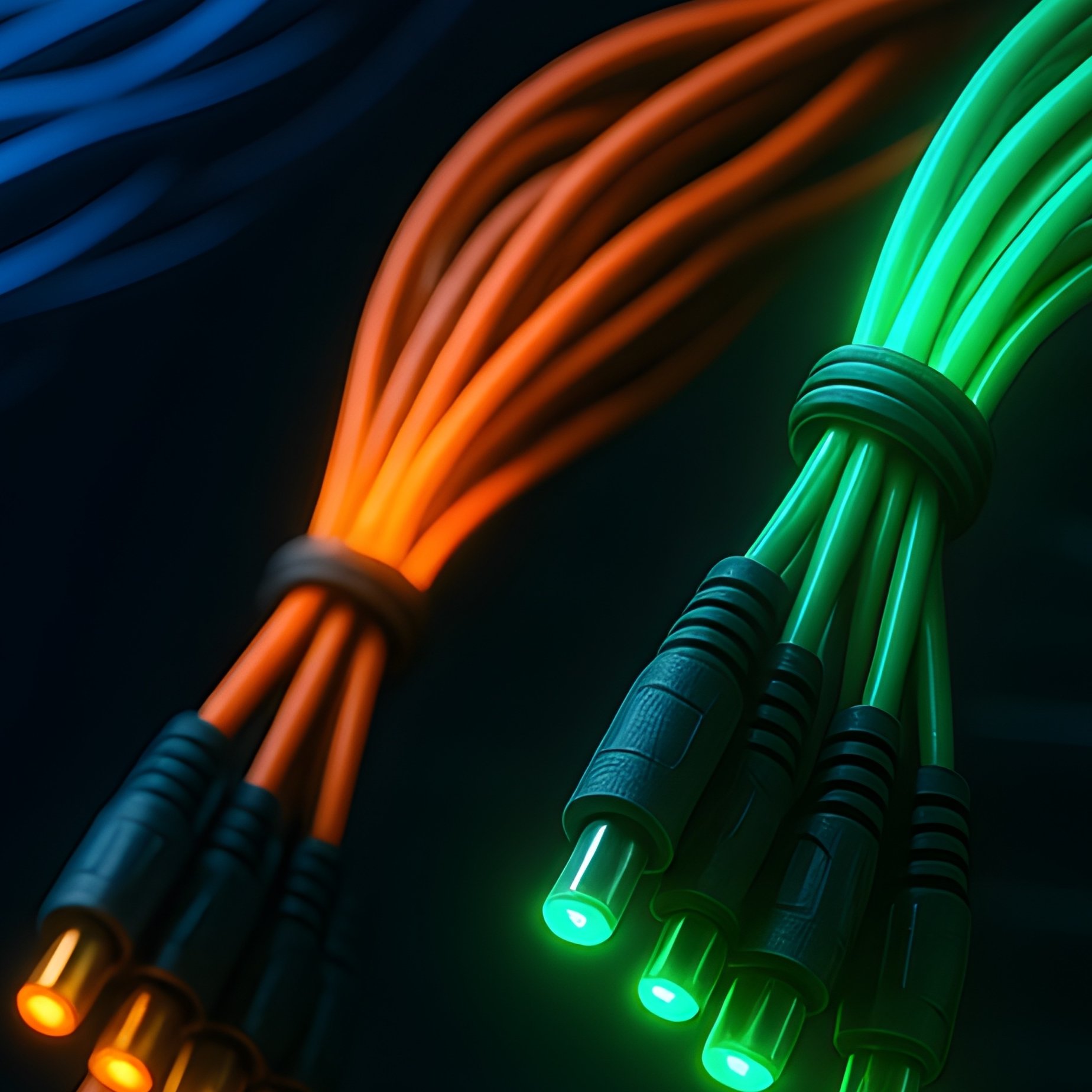 Fictional Cables Color Coded Bundles - Full Resolution Quality Preview