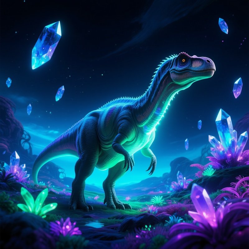 Fictional Dinosaur Fantasy Scenario