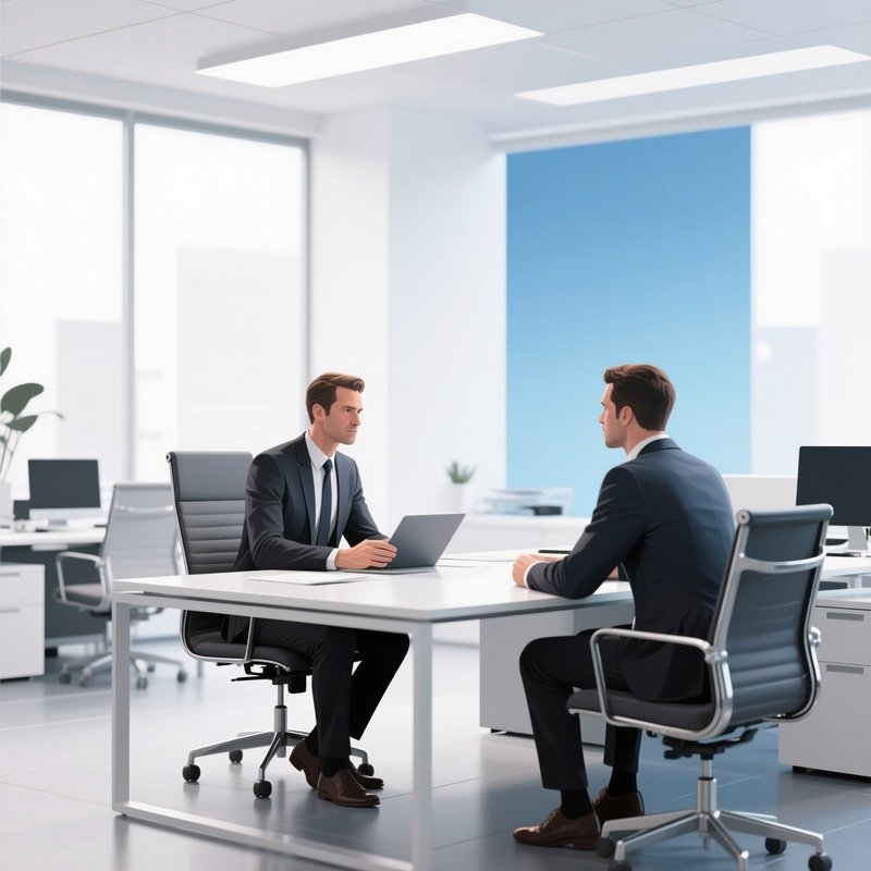 Financial Advisor Client Meeting Digital Art