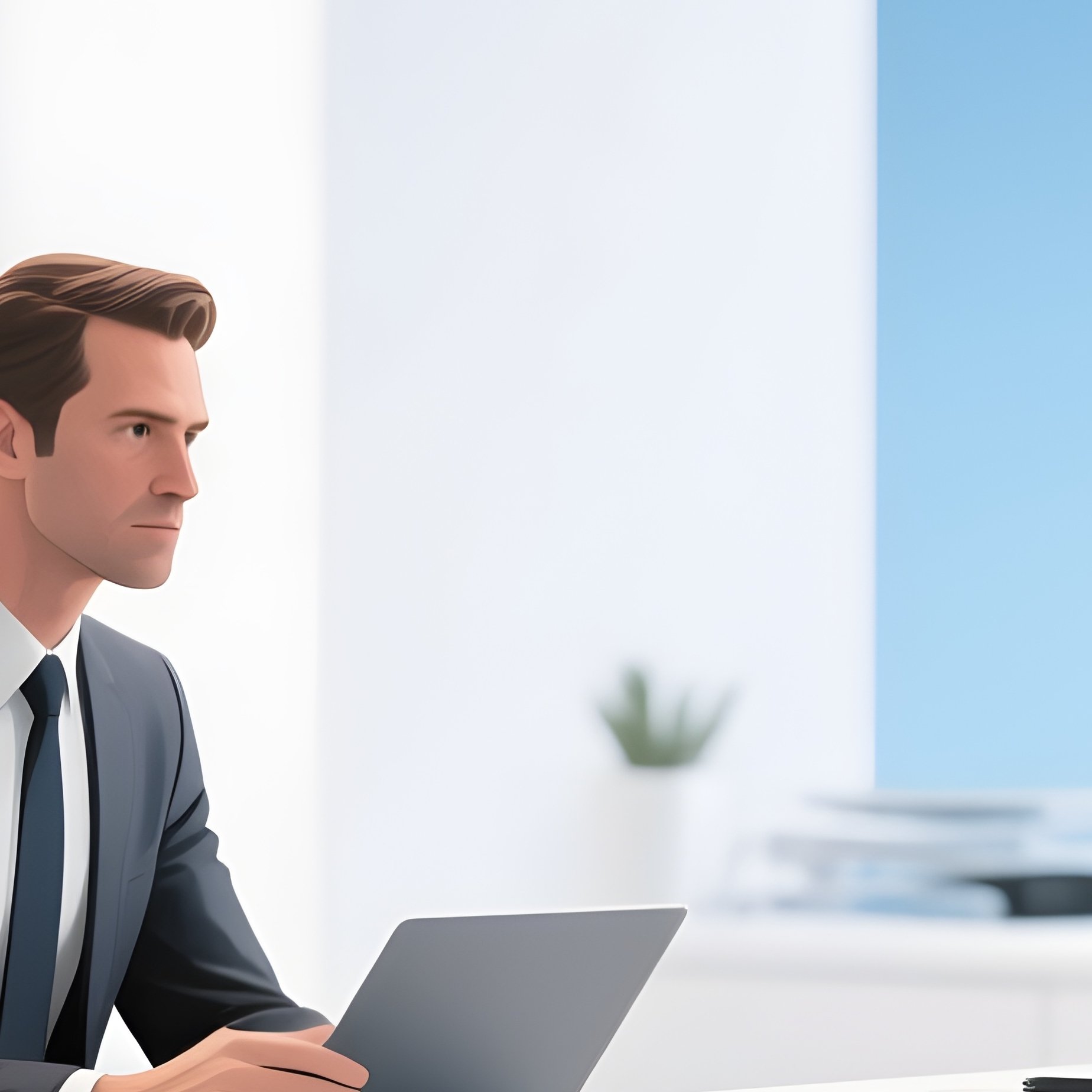 Financial Advisor Client Meeting Digital Art - Full Resolution Quality Preview