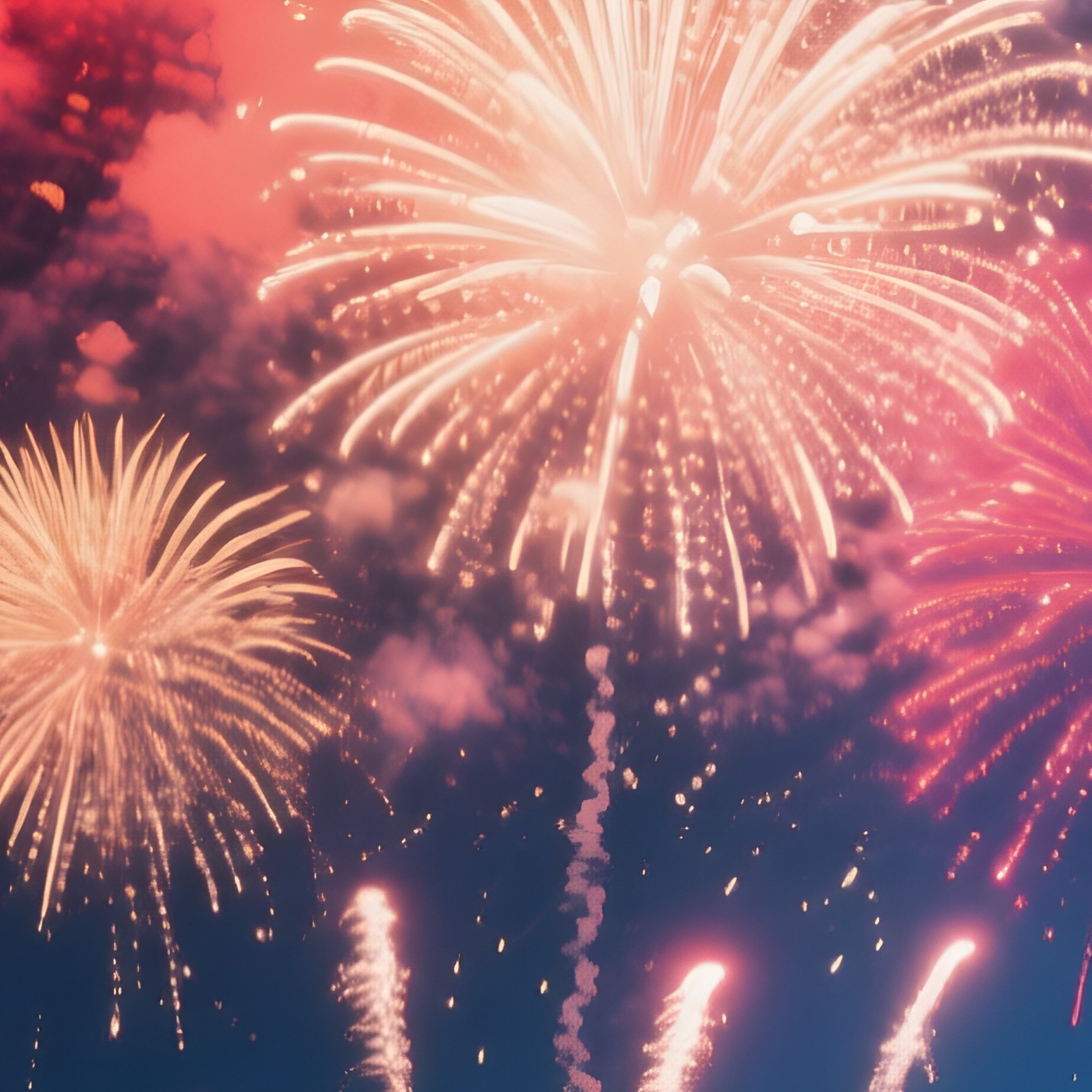 Fireworks Festival Tents And Rides Night - Full Resolution Quality Preview