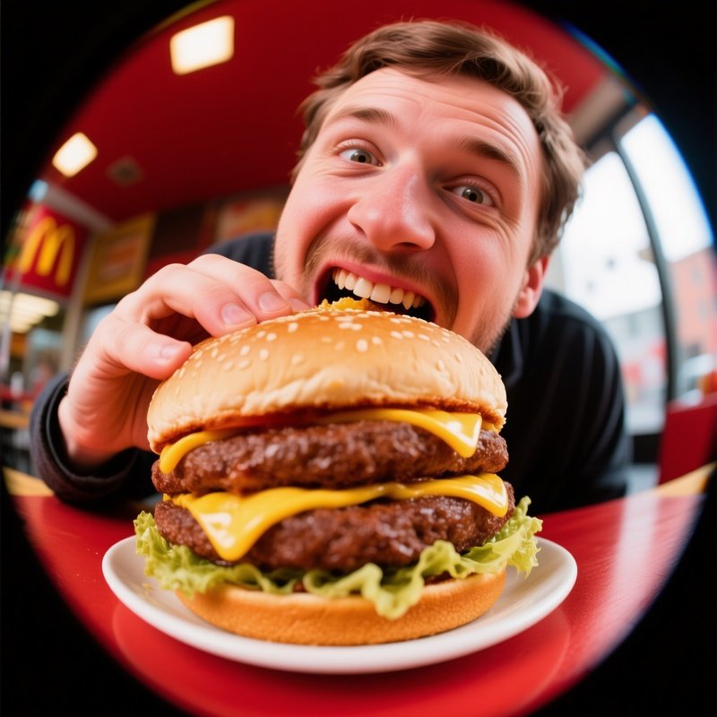 Fish Eye Burger Bite
