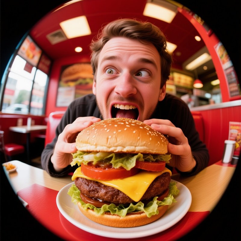 Fish Eye Burger Bite