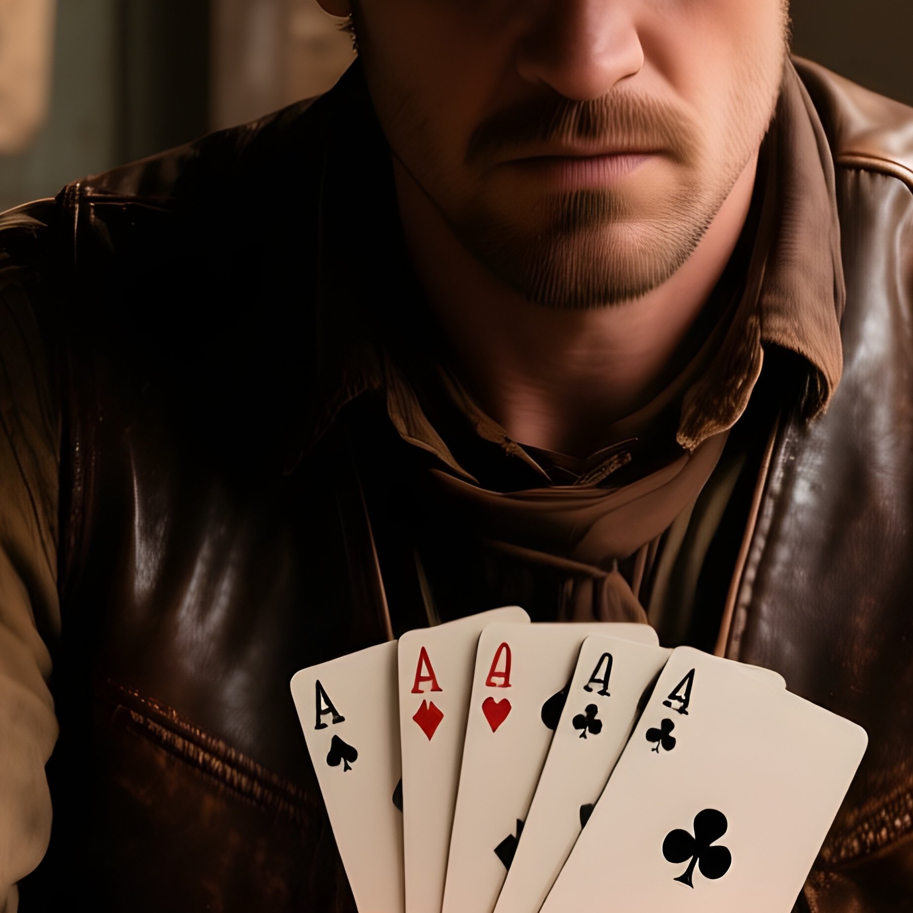 Five Card Draw Wild West Saloon - Full Resolution Quality Preview