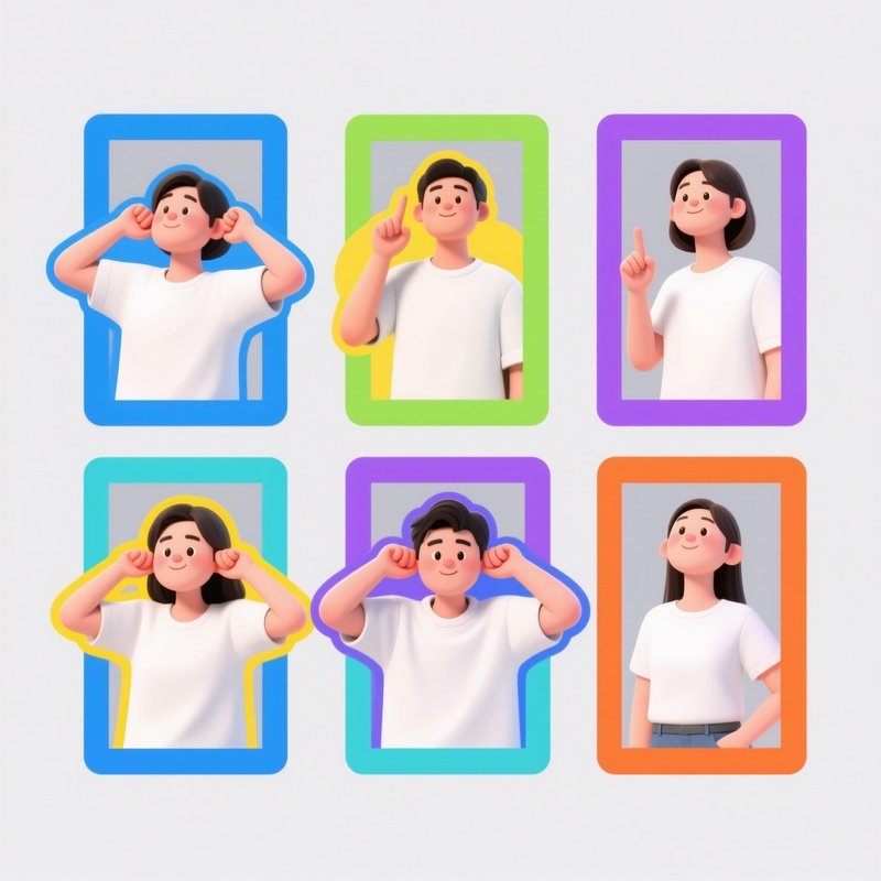 Five Individuals In Separate Frames People Collage