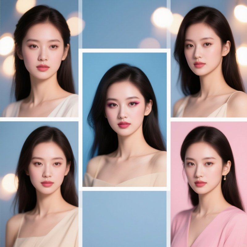 Five Womens Portraits Portraits Women