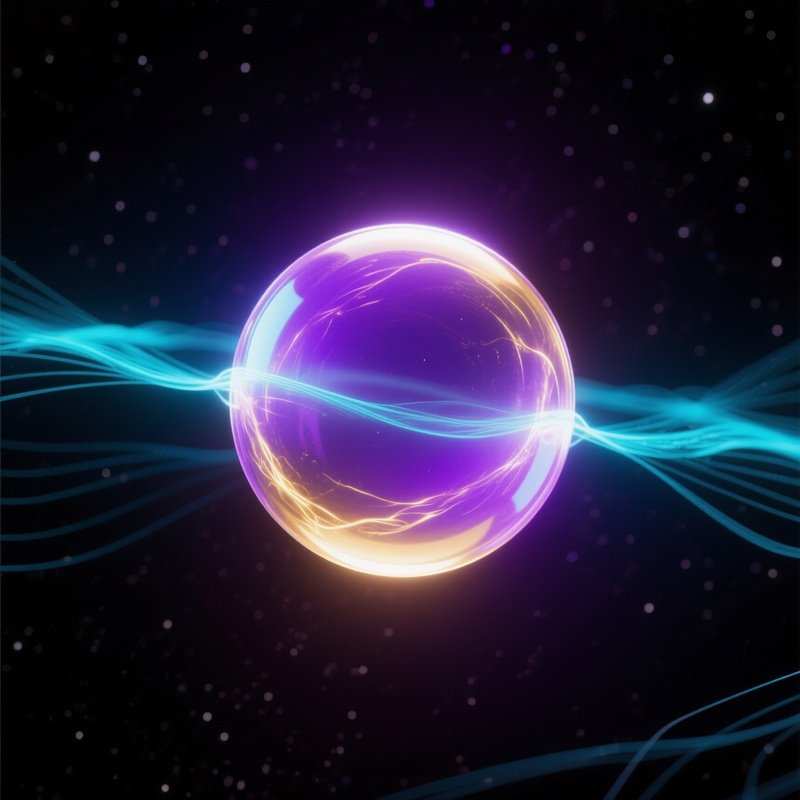 Floating Energy Orb In Magnetic Field