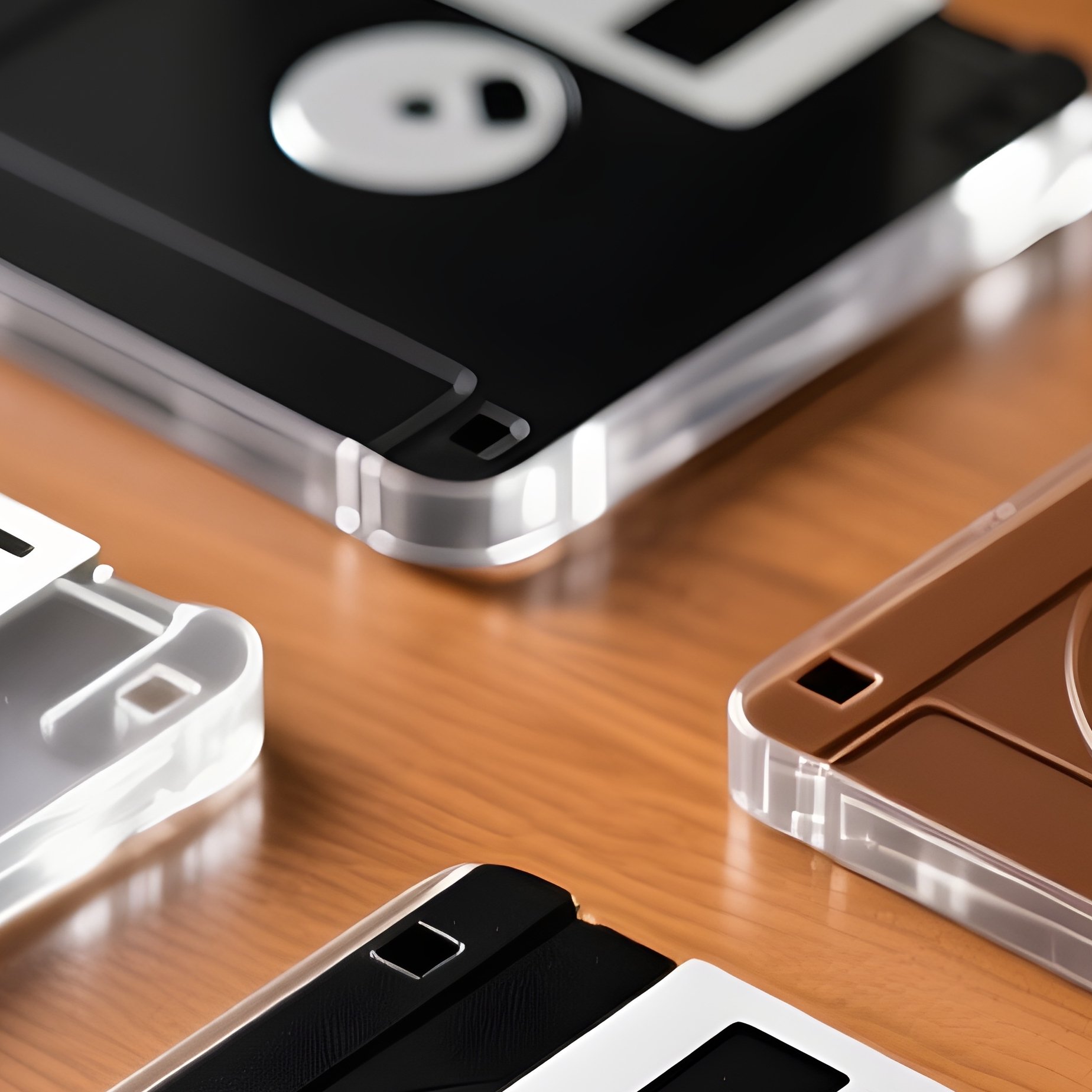 Floppy Disk Coasters Silicon 144Mb Disks - Full Resolution Quality Preview