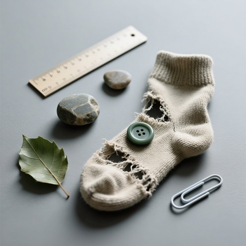 Focus Small Things Grounding Reality Abstract