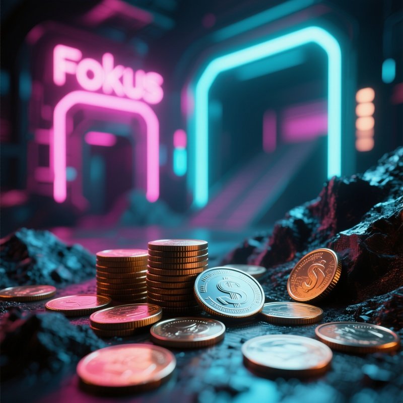 Fokus: Futurismus, Neon, Coins Und Mining.