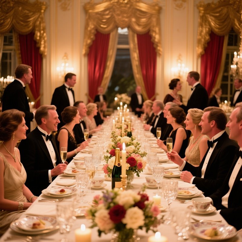 Fokus Geselligkeit Eleganz Und Arrangement 1