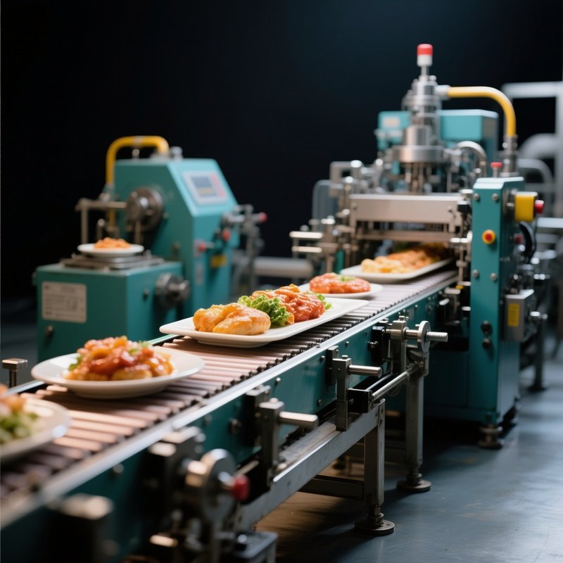 Food Production Line Still Life