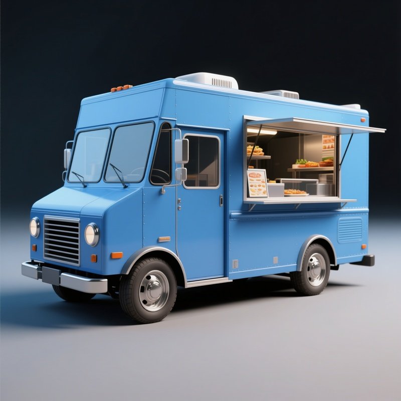 Food Truck Food Truck Digital Rendering