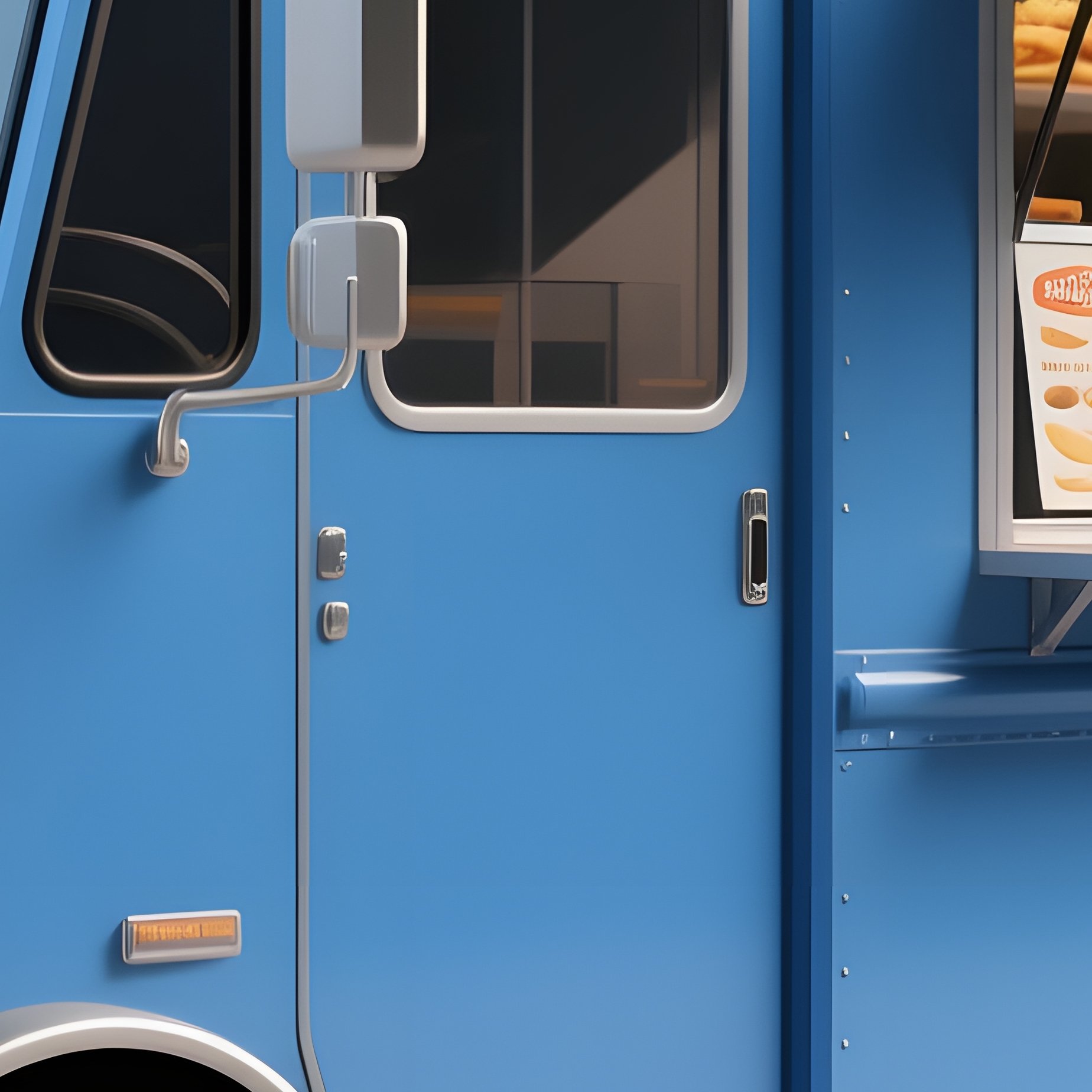 Food Truck Food Truck Digital Rendering - Full Resolution Quality Preview