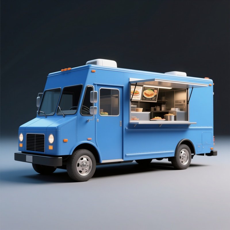 Food Truck Food Truck Digital Rendering