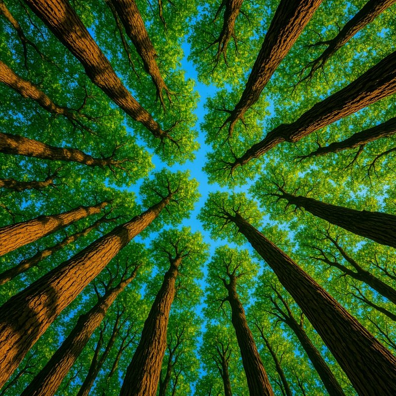 Forest Canopy Forest Nature