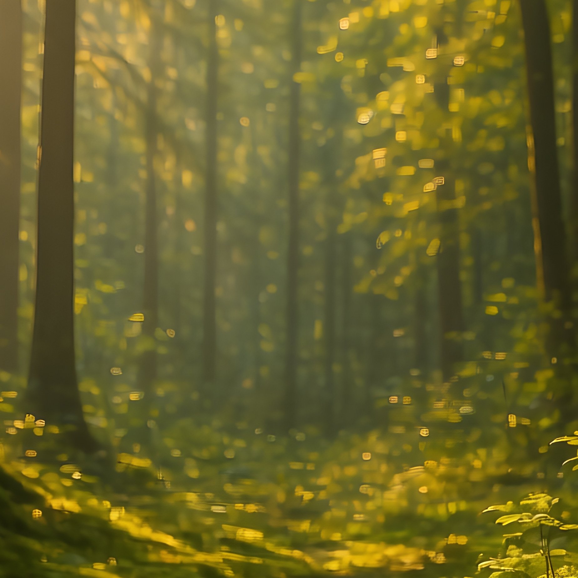 Forest Scene Forest Nature - Full Resolution Quality Preview