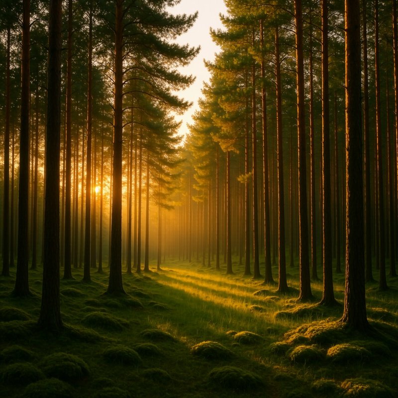 Forest Scene Forest Nature