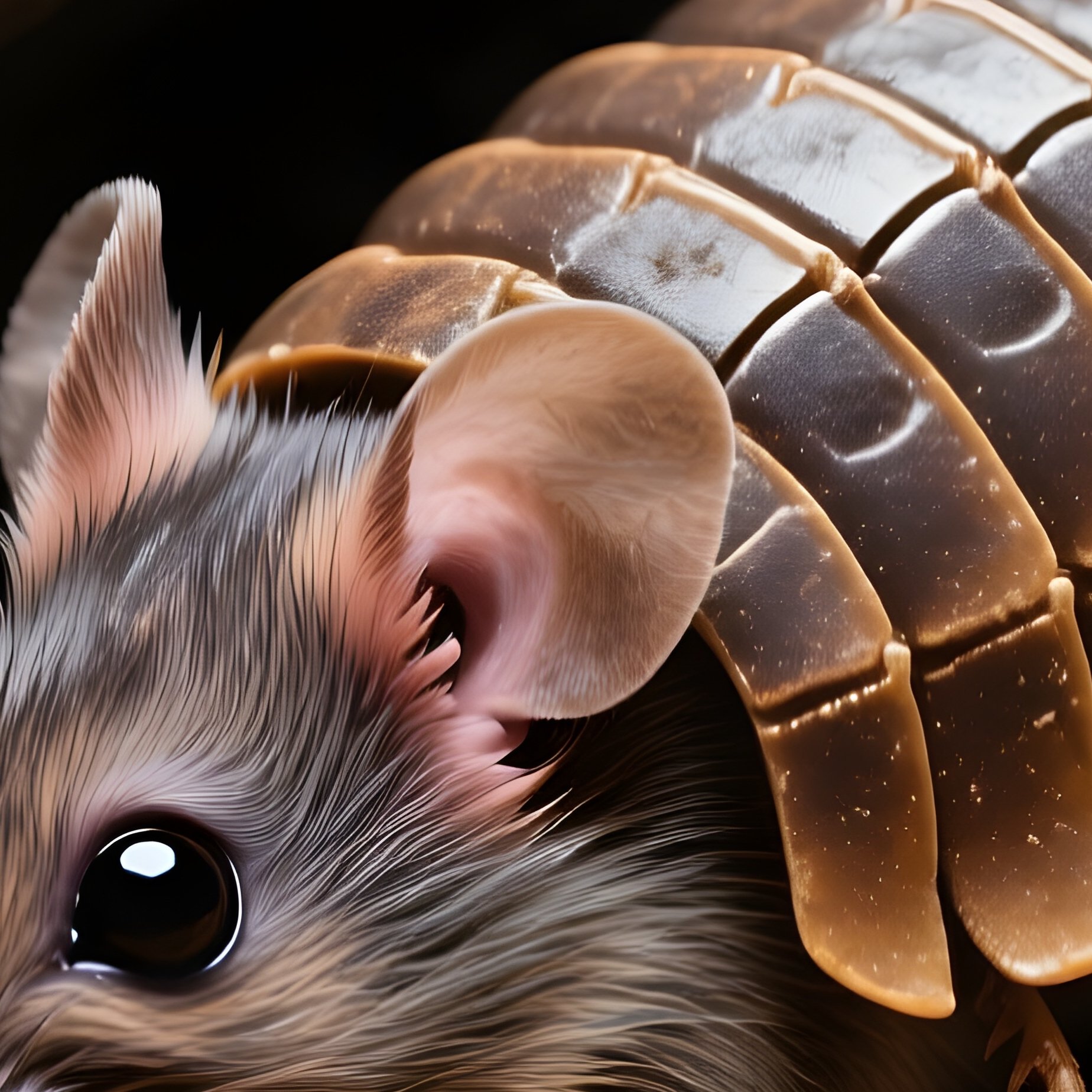 Fossil Mouse Trilobite Dug Out Rock - Full Resolution Quality Preview