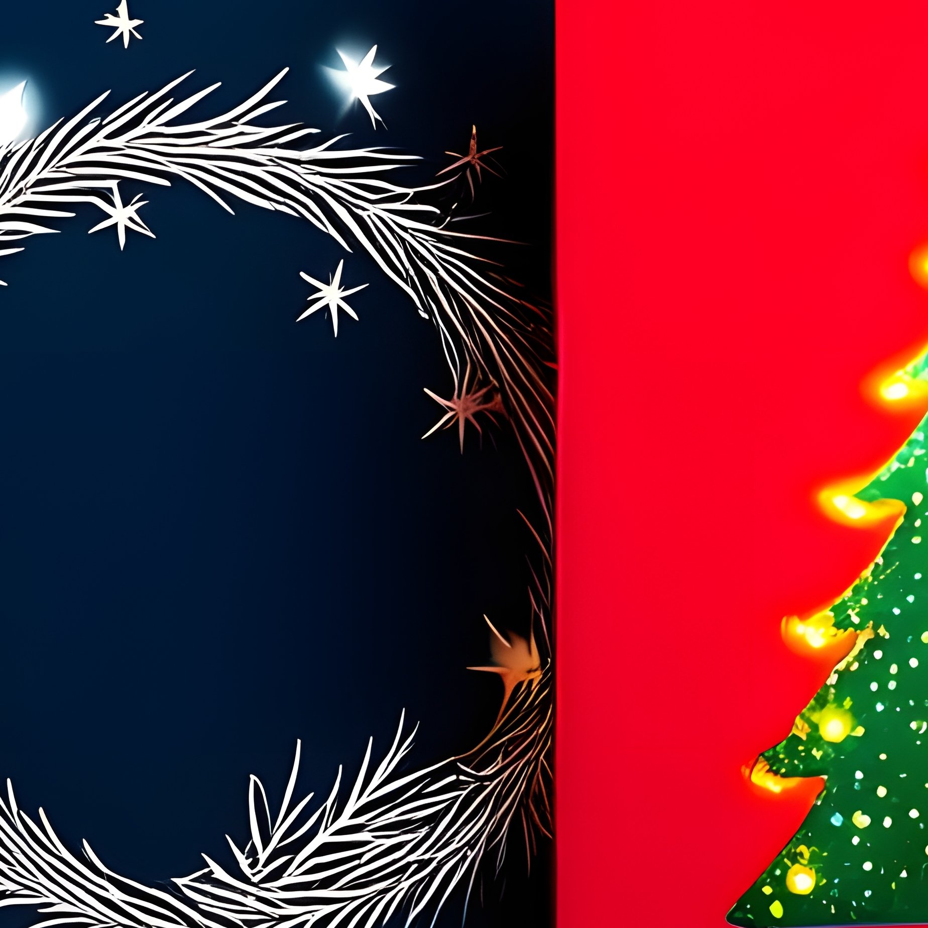 Four Christmas Themed Greeting Cards Christmas Greeting Cards - Full Resolution Quality Preview