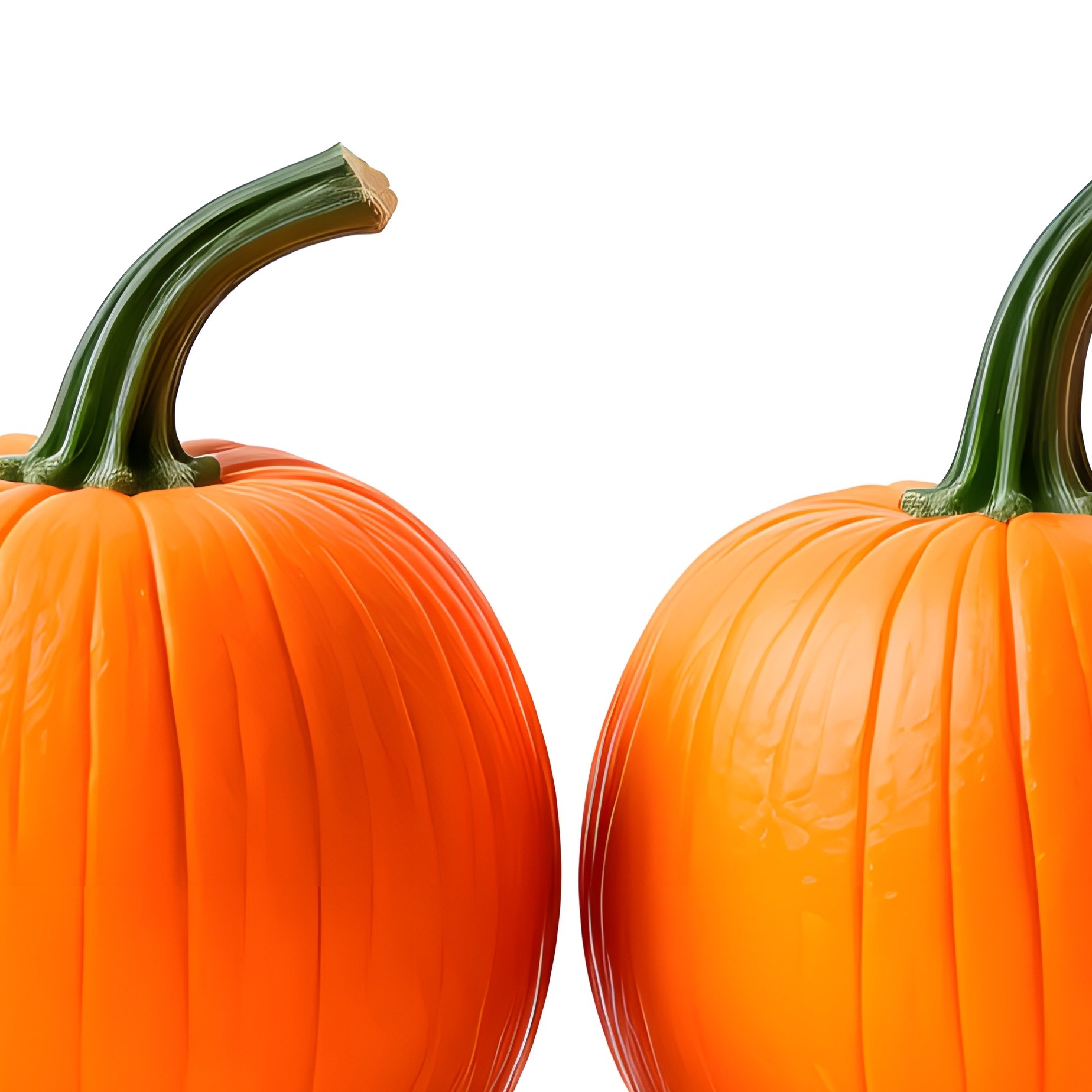 Four Pumpkins In A Row Pumpkin Orange - Full Resolution Quality Preview