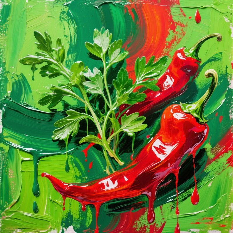 Freshness And Spice Abstract Art
