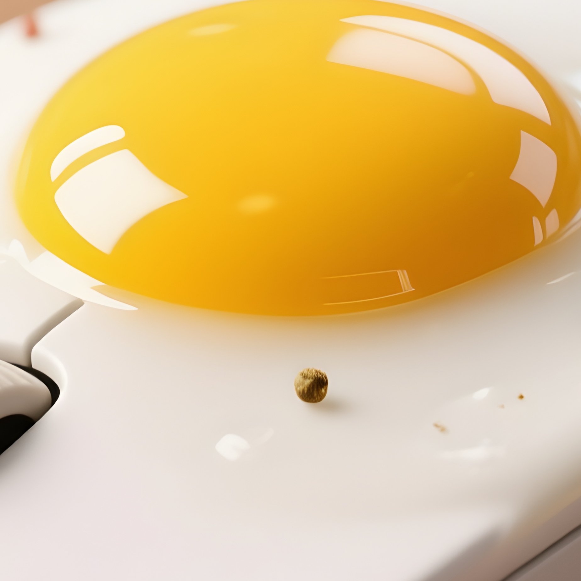 Fried Egg Mouse Trackball - Full Resolution Quality Preview