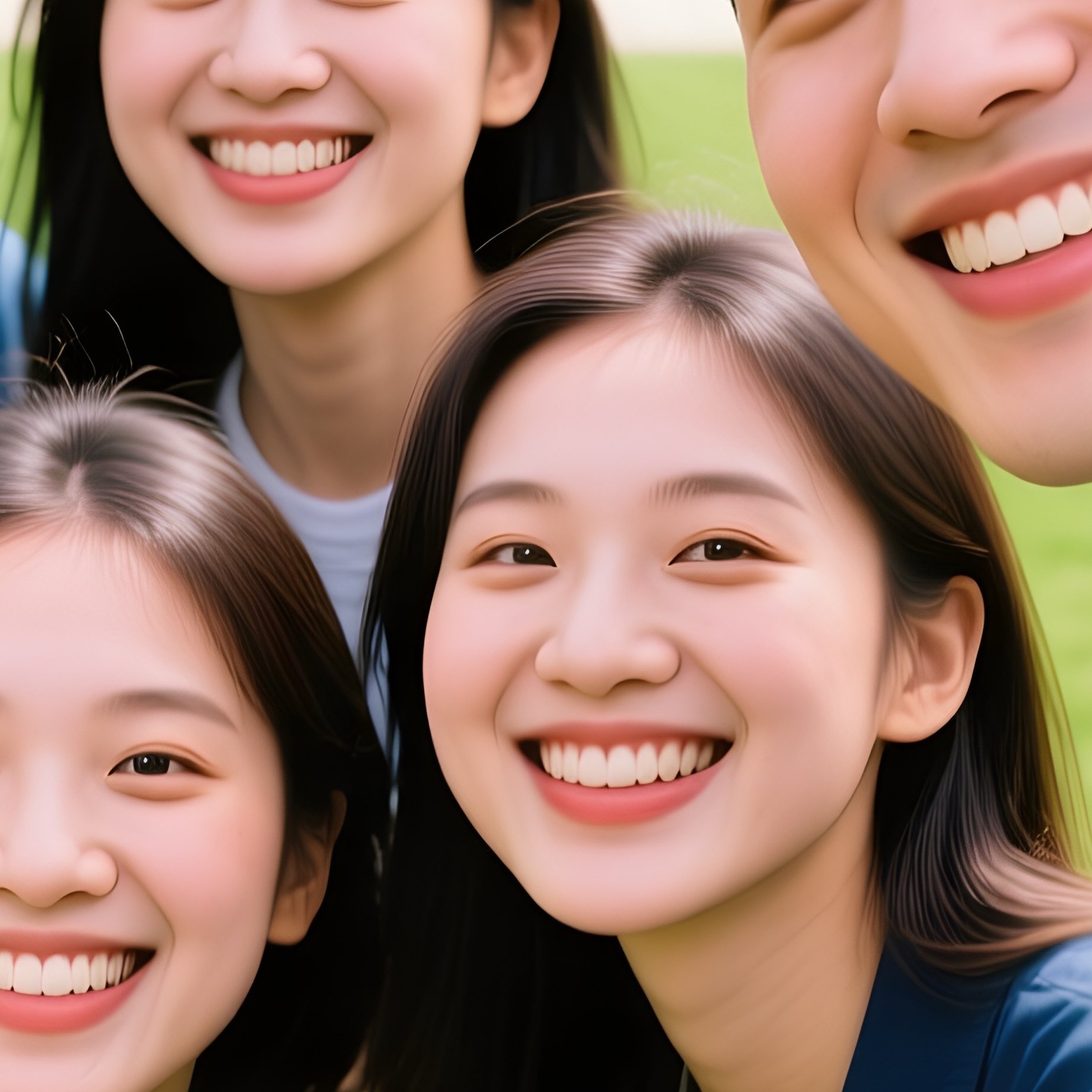 Friends Taking Selfie On Campus - Full Resolution Quality Preview