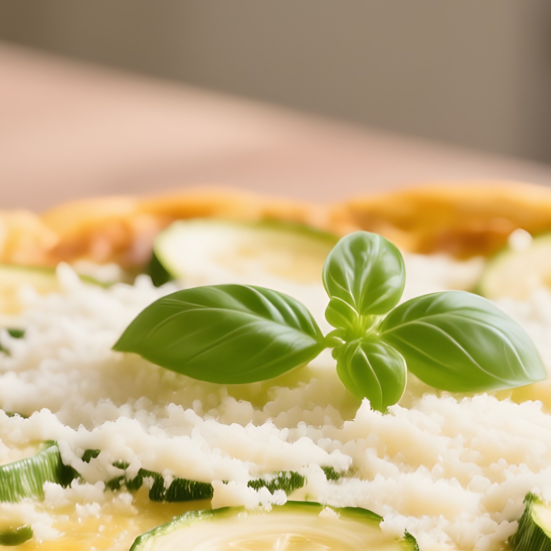 Frittata Di Zucchine Made With Eggs Zucchini Parmigiano Reggiano And Herbs - Full Resolution Quality Preview