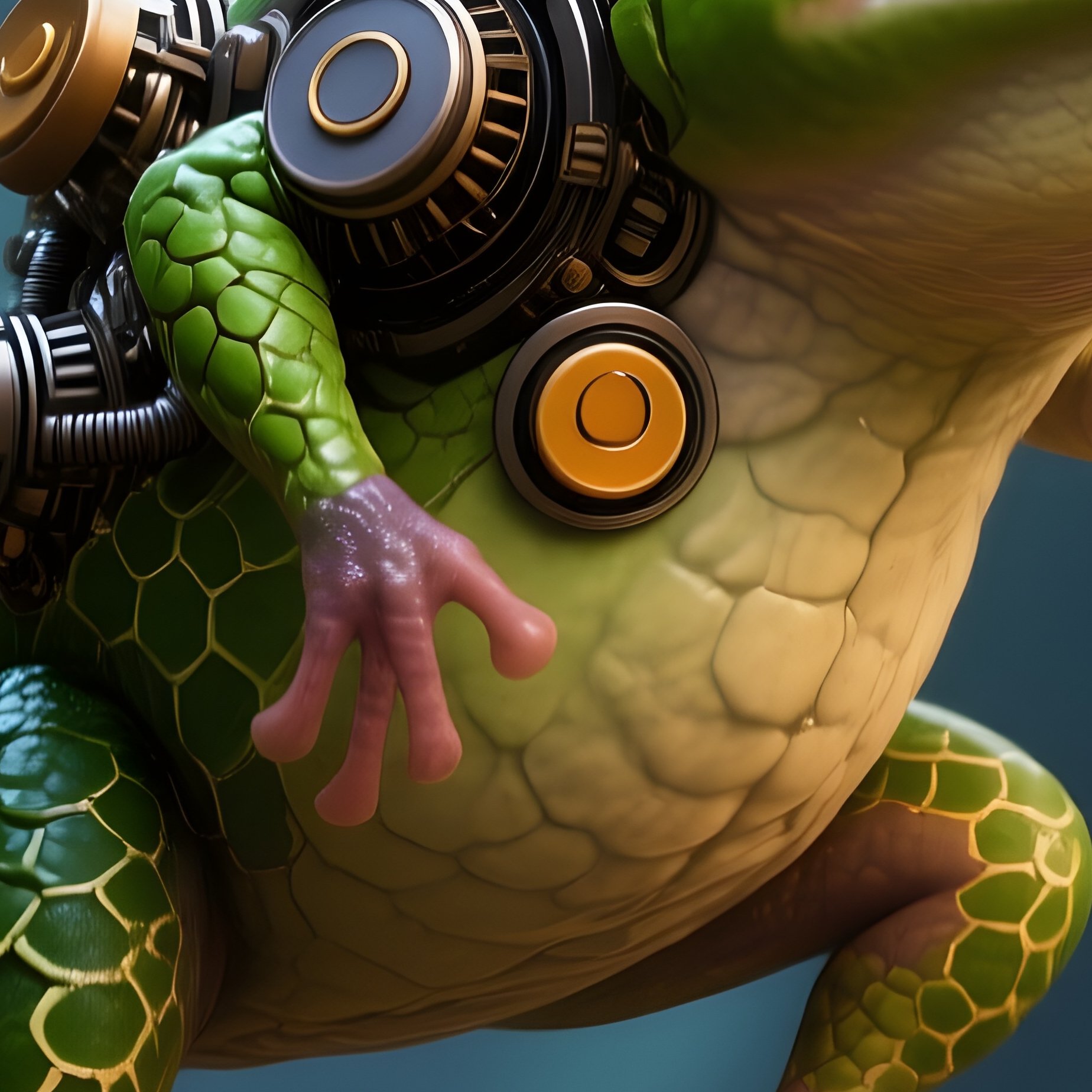 Frog Mouse Metaphorical Creature Fusion - Full Resolution Quality Preview