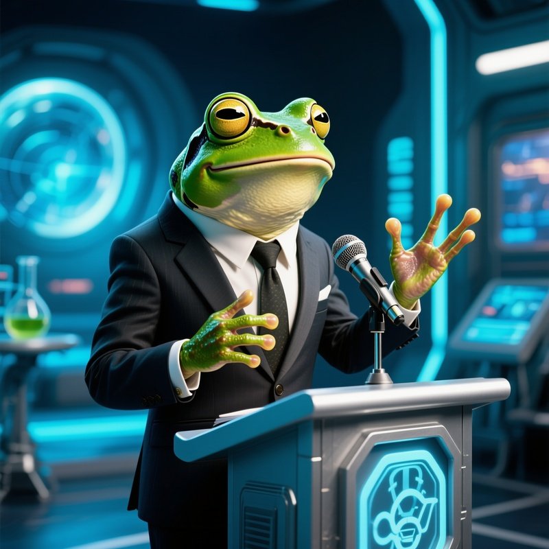Frog Suit Motivational Speech Fantasy