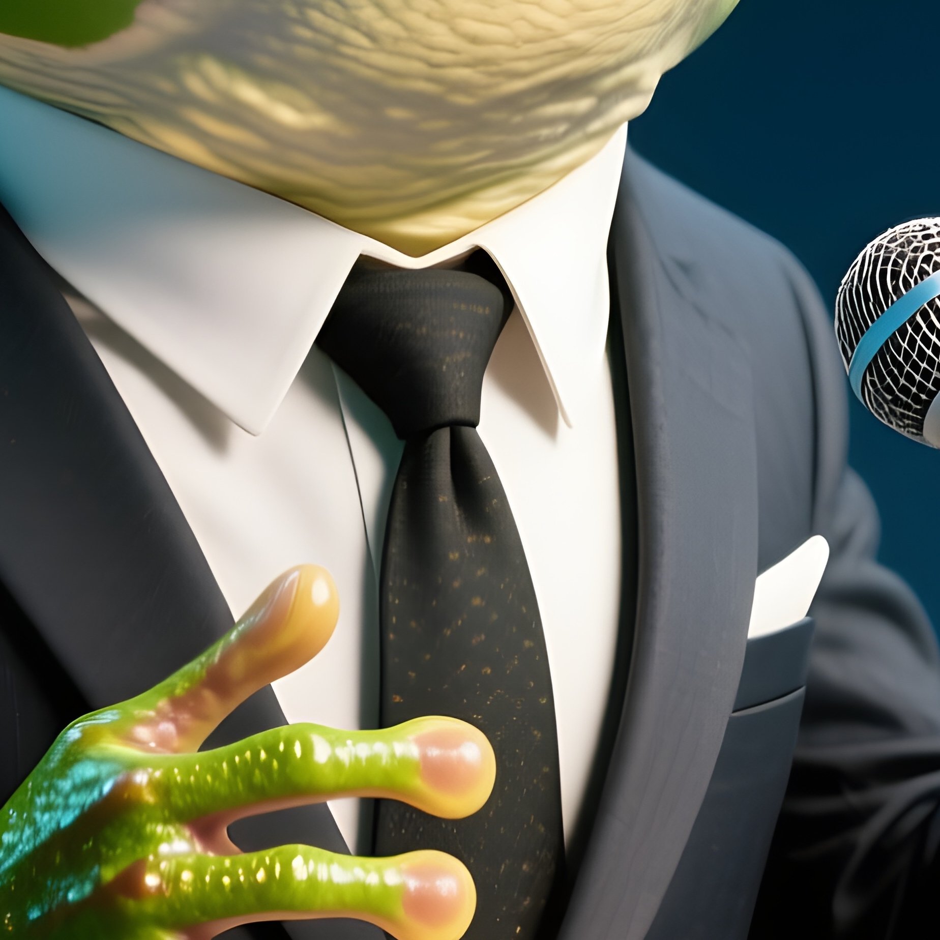 Frog Suit Motivational Speech Fantasy - Full Resolution Quality Preview