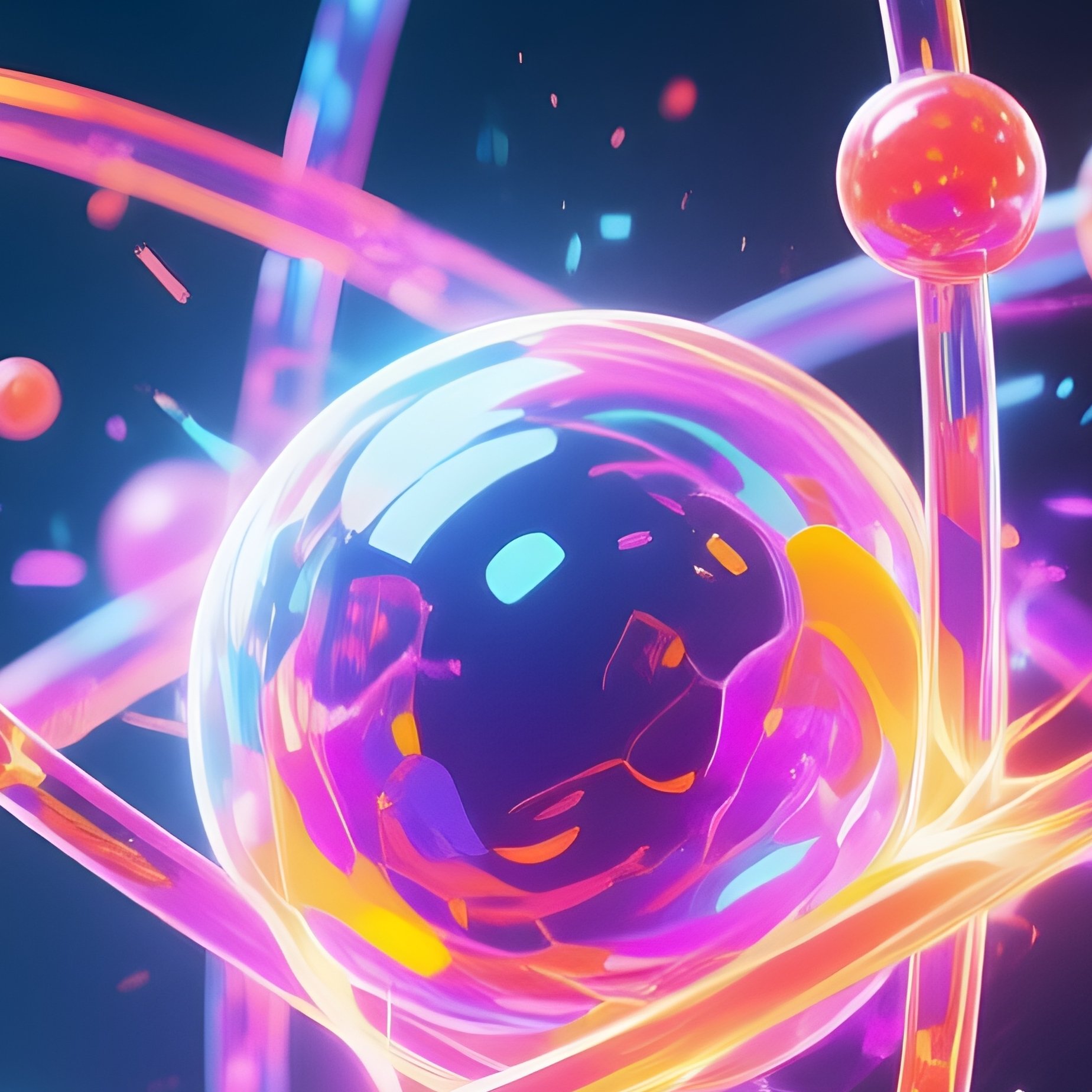 Frozen Chemical Reaction - Full Resolution Quality Preview