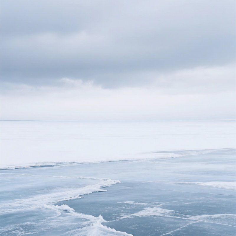 Frozen Landscape Landscape Winter