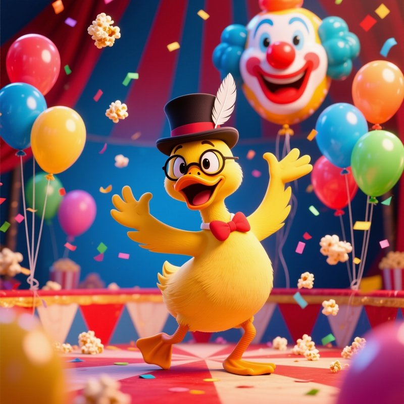 Funny Duck Cartoon 1