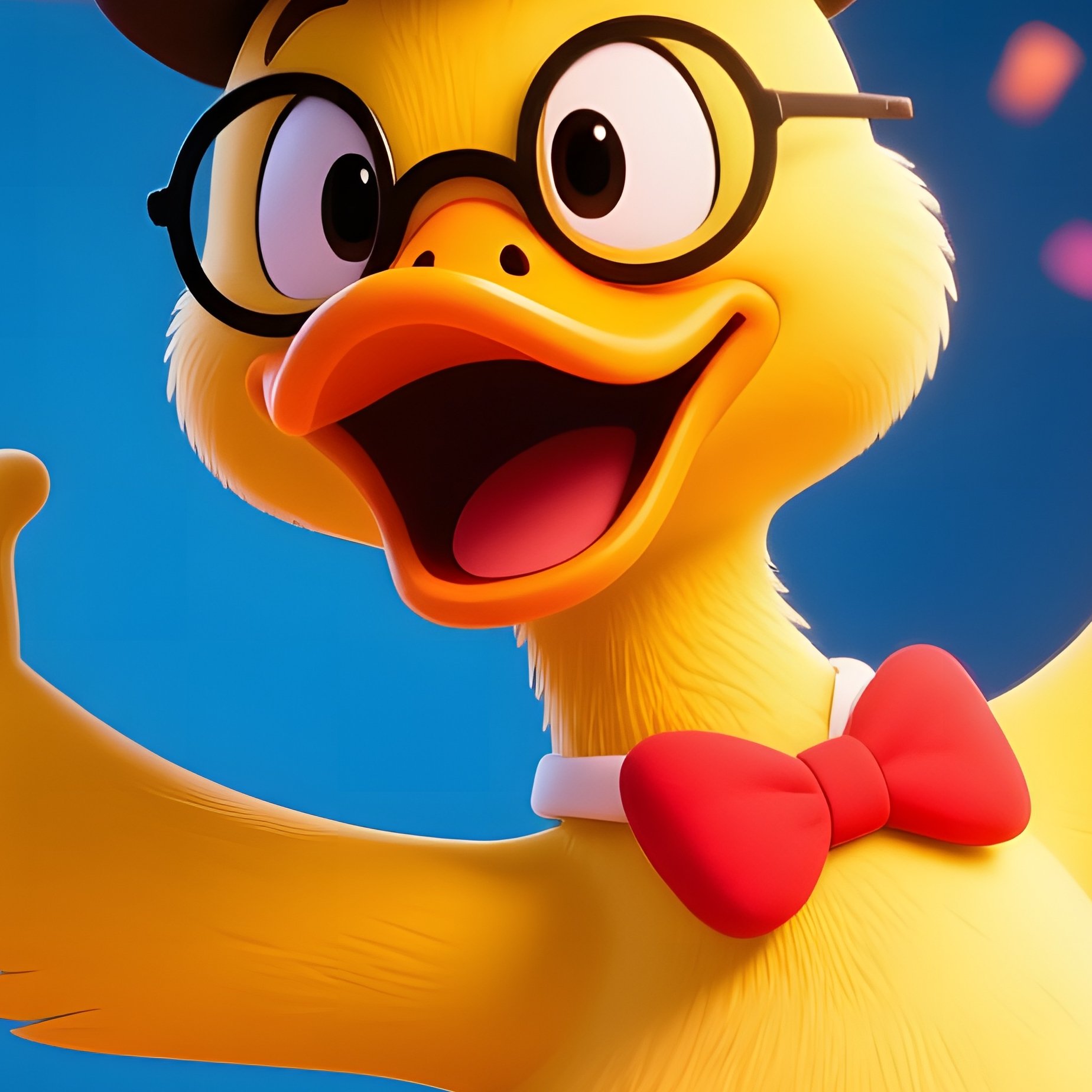 Funny Duck Cartoon 1 - Full Resolution Quality Preview