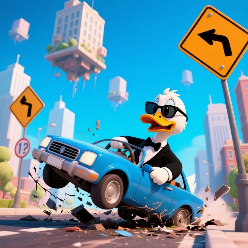 Funny Duck Cartoon 2