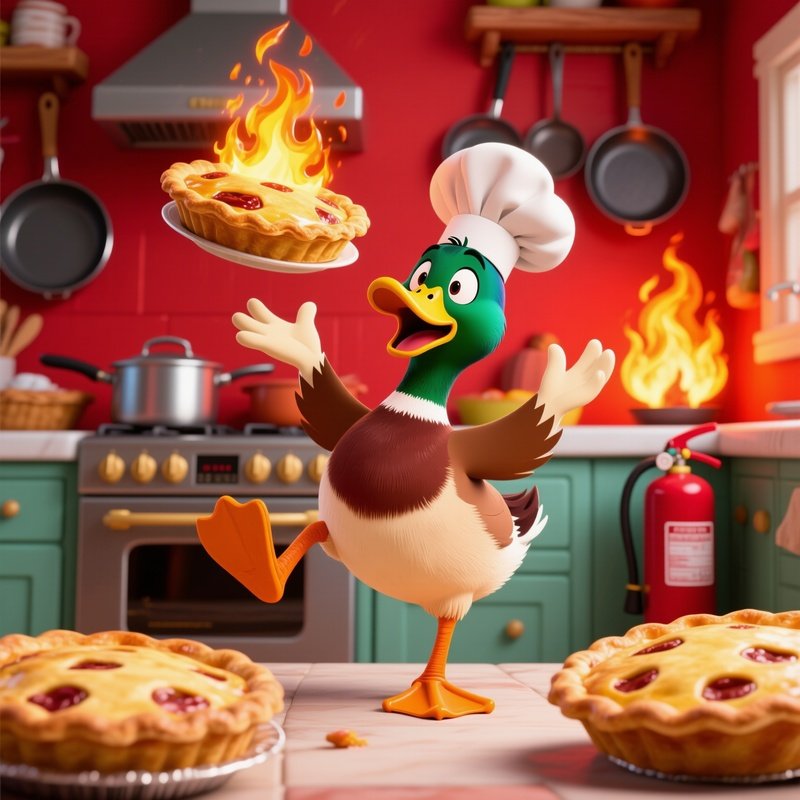 Funny Duck Cartoon 3