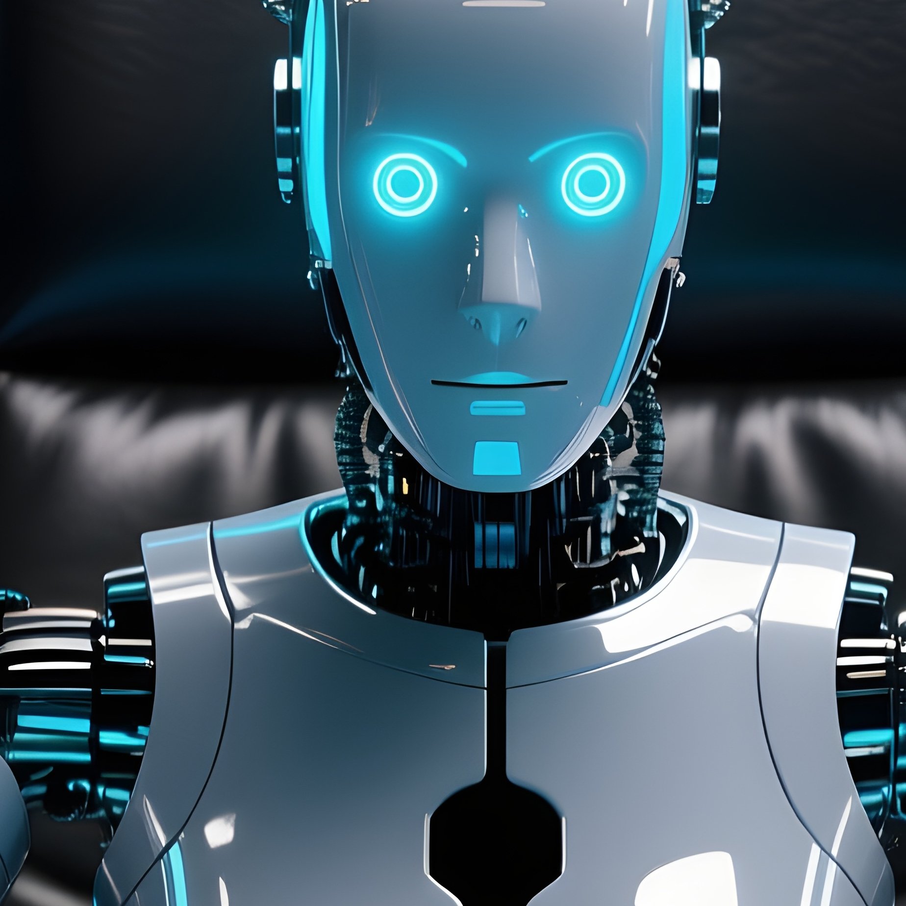 Future Ai Robot Ceo Chair - Full Resolution Quality Preview