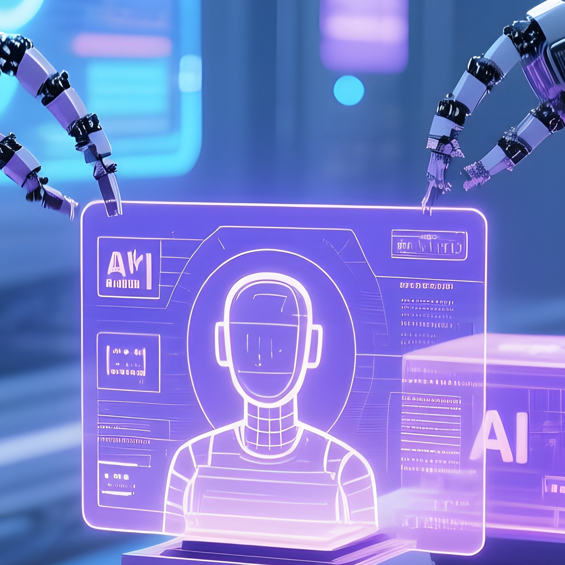 Future Automated Packaging System Photorealistic - Full Resolution Quality Preview