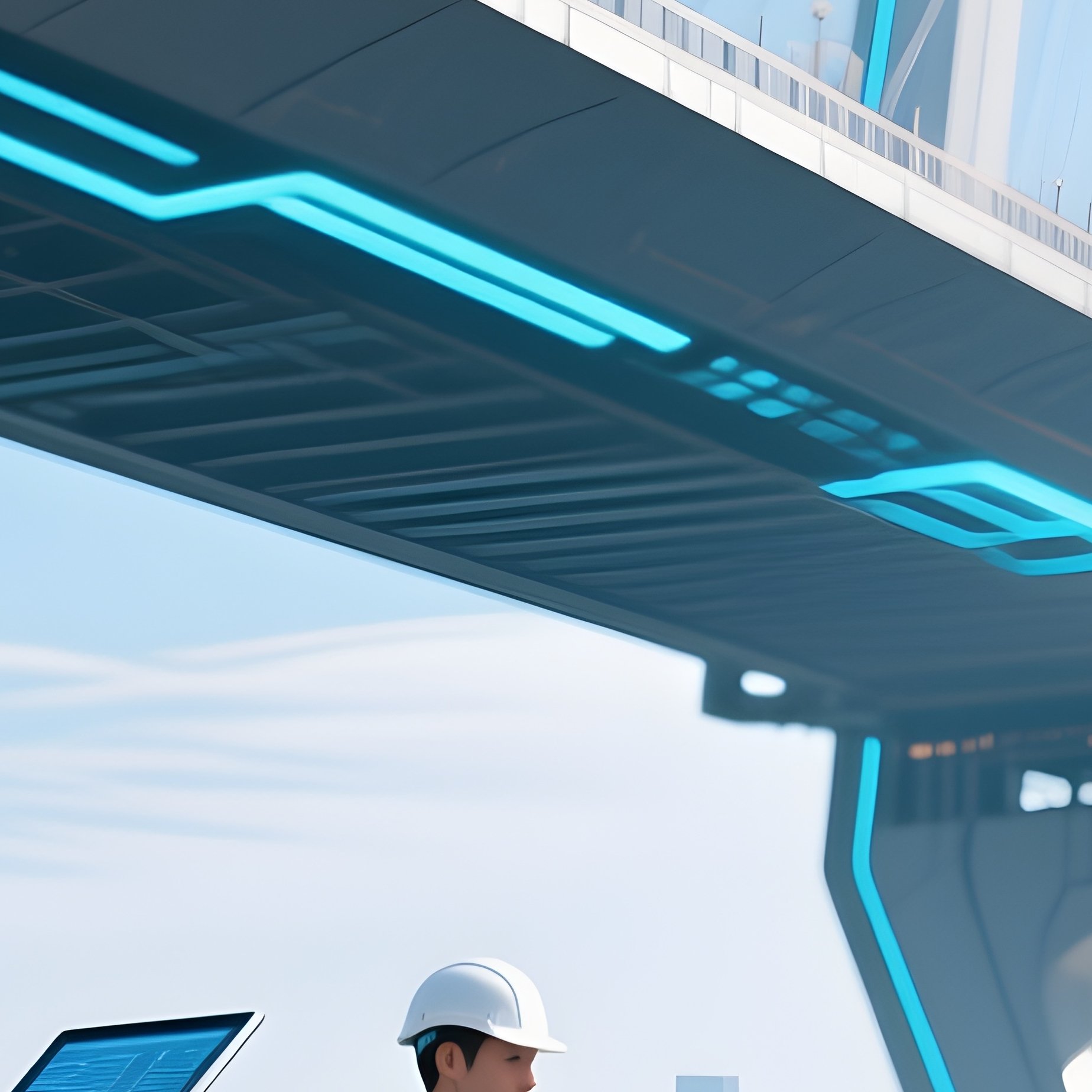 Future Engineers Construction Science Fiction - Full Resolution Quality Preview