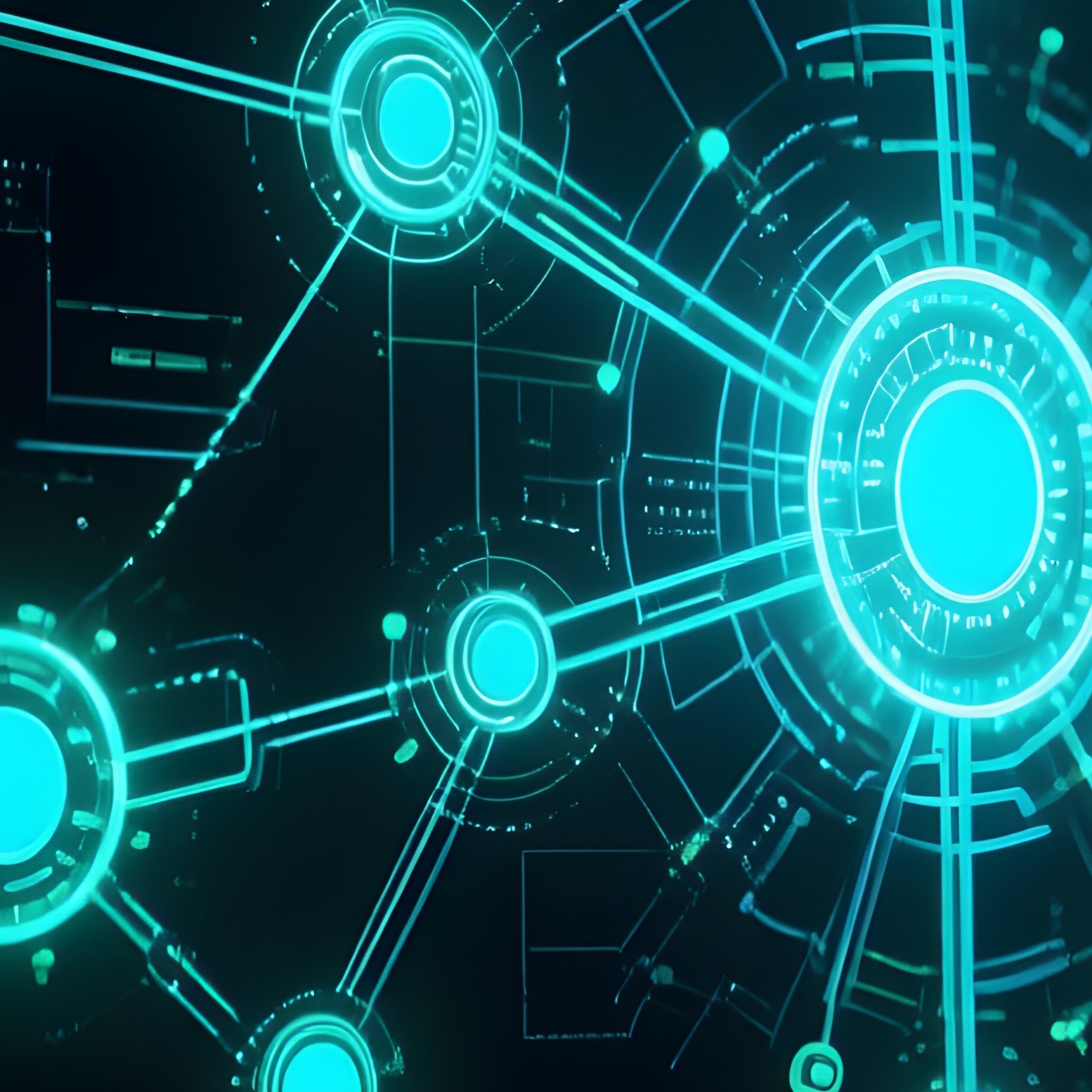 Future Network Map Wall Monitor - Full Resolution Quality Preview