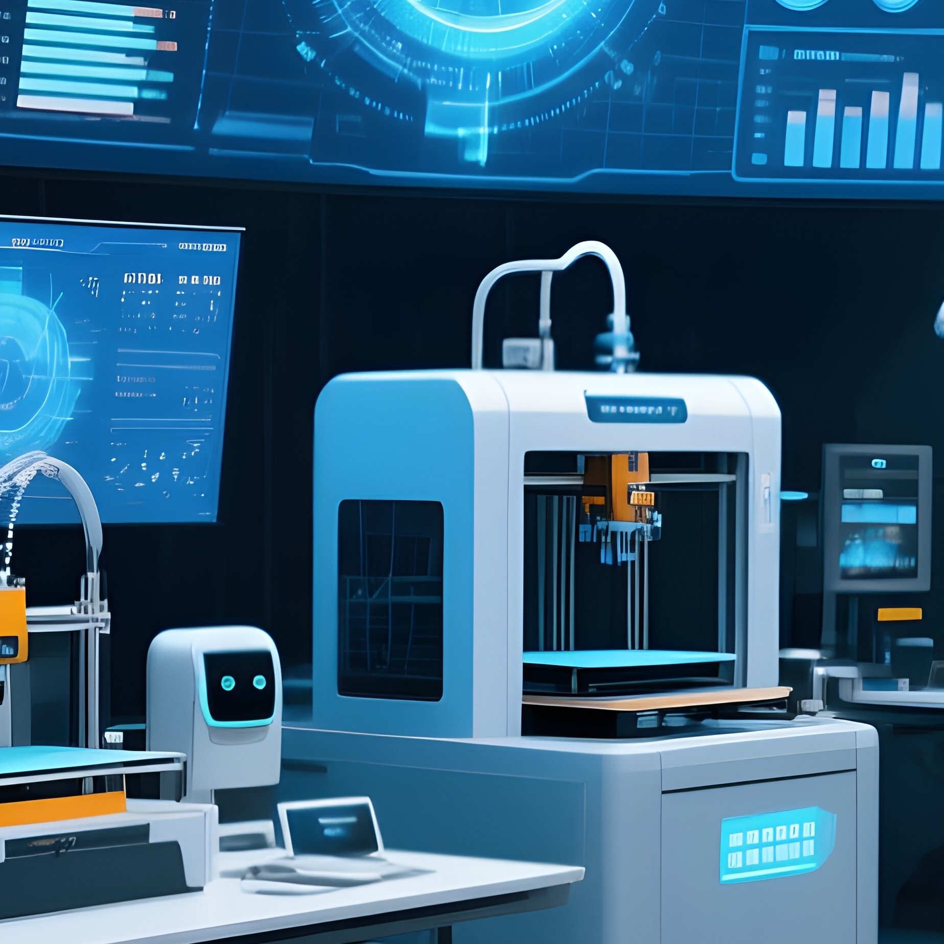 Future Office Multiple Monitors - Full Resolution Quality Preview