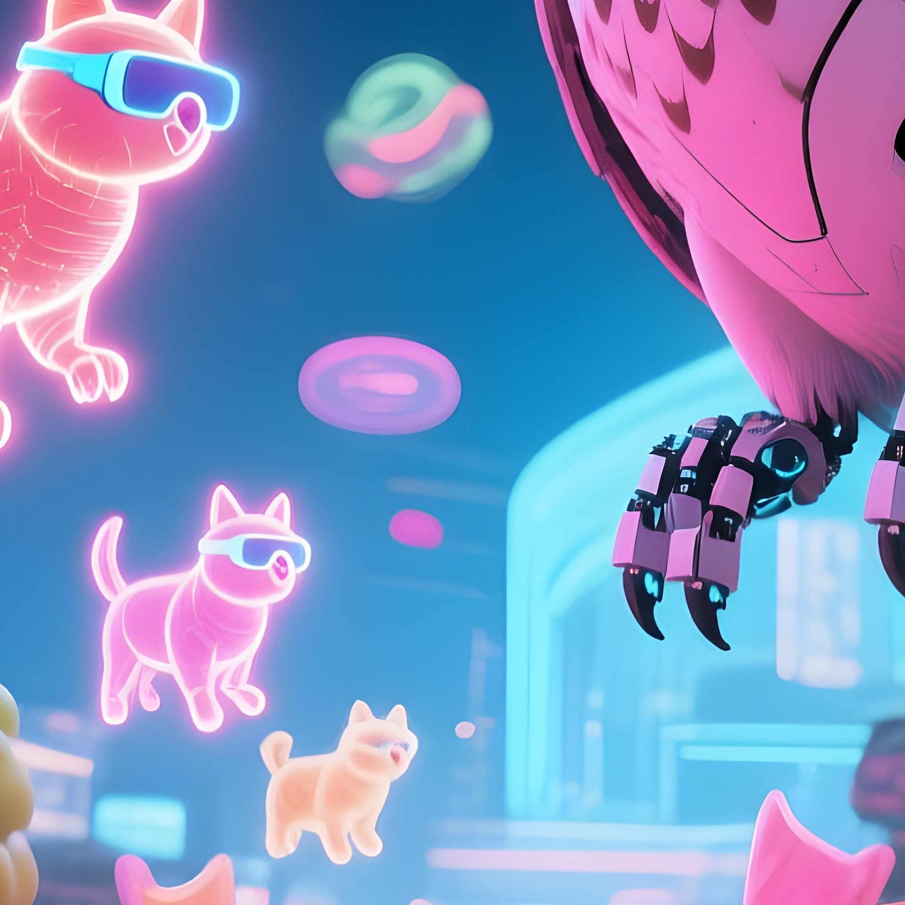 Futuristic Absurd Market - Full Resolution Quality Preview