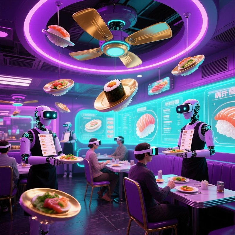 Futuristic Absurd Restaurant