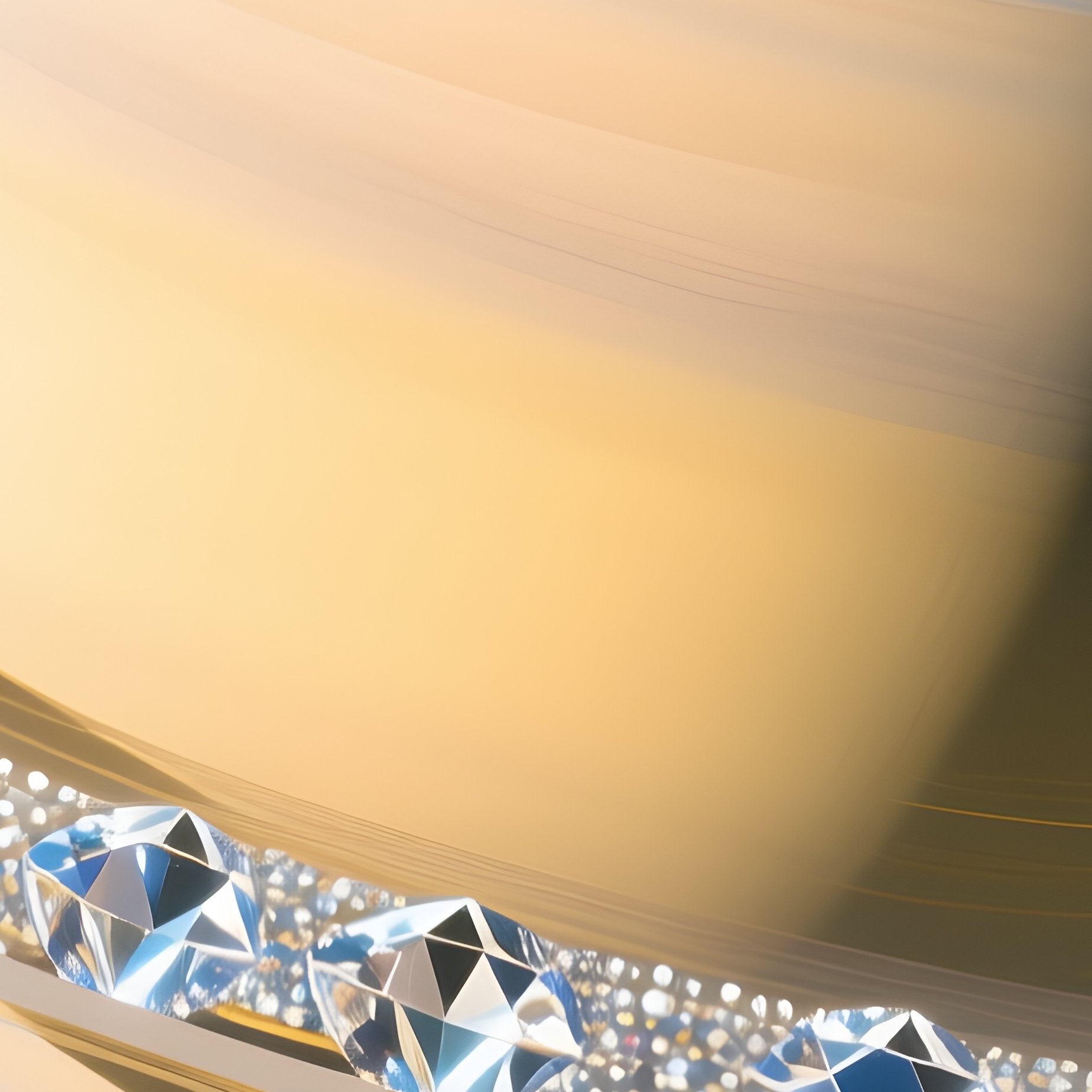 Futuristic Saturn Science Fiction - Full Resolution Quality Preview