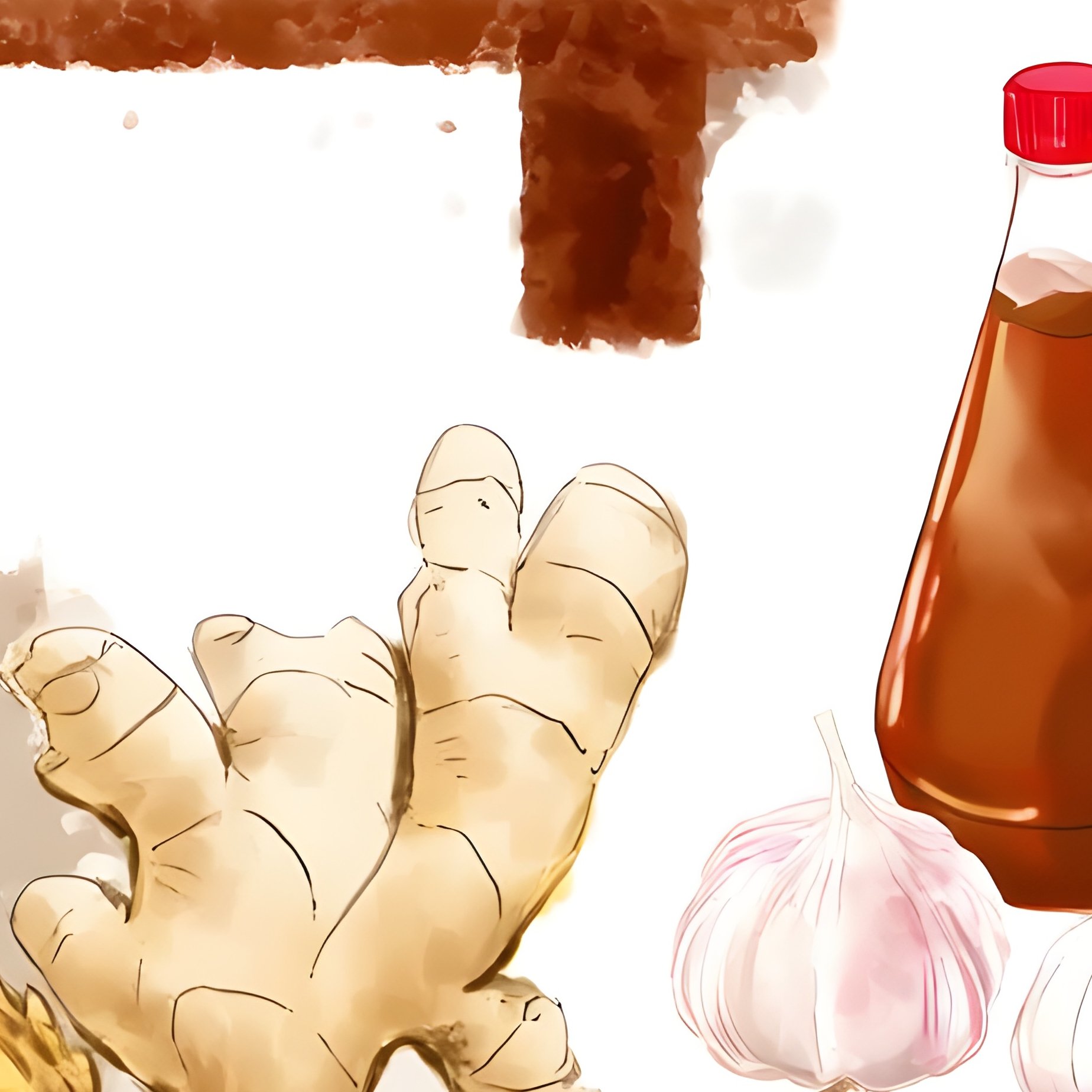 Gà Kho Gừng As A Culinary Recipe Illustration - Full Resolution Quality Preview