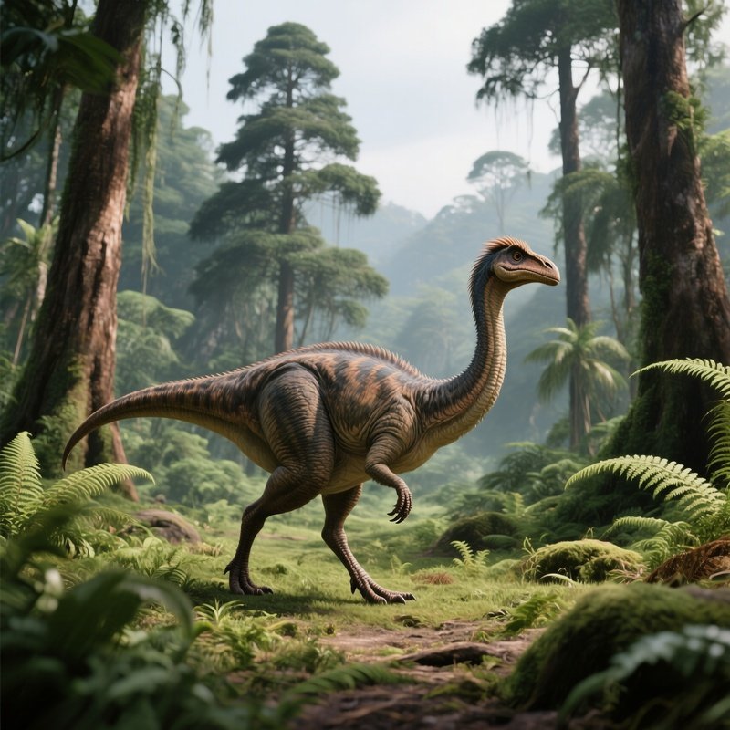 Gallimimus_Dinosaur_Scene